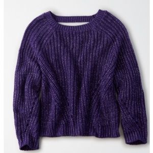American Eagle Open Back Sweater